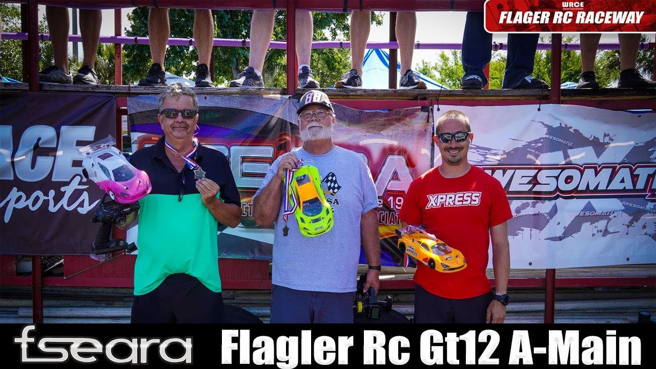 FLAGER RC GT 12 | A-MAIN | FSEARA | FLAGLER RC RACEWAY - YouTube