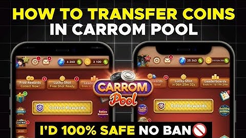 CARROM POOL : HOW TO TRANSFER COINS | FAIR TRANSFER TRICK | JAMOT GAMING