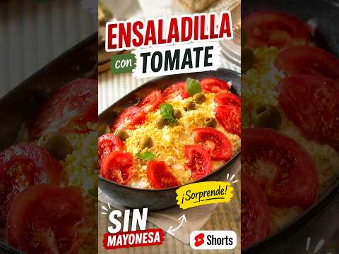 La ensaladilla más ligera que vas a probar. #youtubeshorts #recetas #ensaladilla