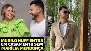 Murilo Huff entra sozinho em casamento que seria padrinho com Marília Mendonça2