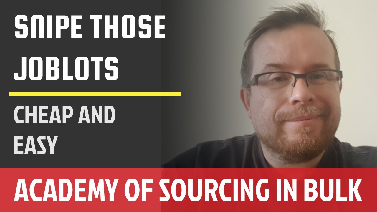 How to buy joblots on Ebay auctions quick, easy and cheap. Reselling on Ebay.