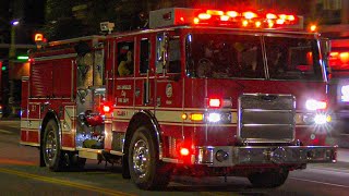 LAFD Engine 27 (reserve) Responding 
