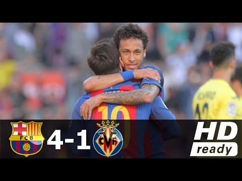 Download Barcelona vs Villarreal 4-1 -  All Goals & Extended Highlights - La Liga 06/05/2017 HD