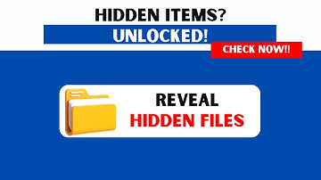 How to Show Hidden Files and Folders in Windows 10/11