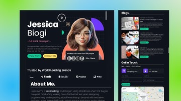 How to Make Portfolio Website In HTML CSS & JavaScript | HTML CSS Website