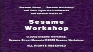 Sesame Street Season 33 Episode 3994 Ending and Funding Credits (2002) Resimi