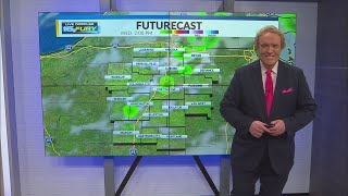 More clouds than sunshine with an isolated shower possible