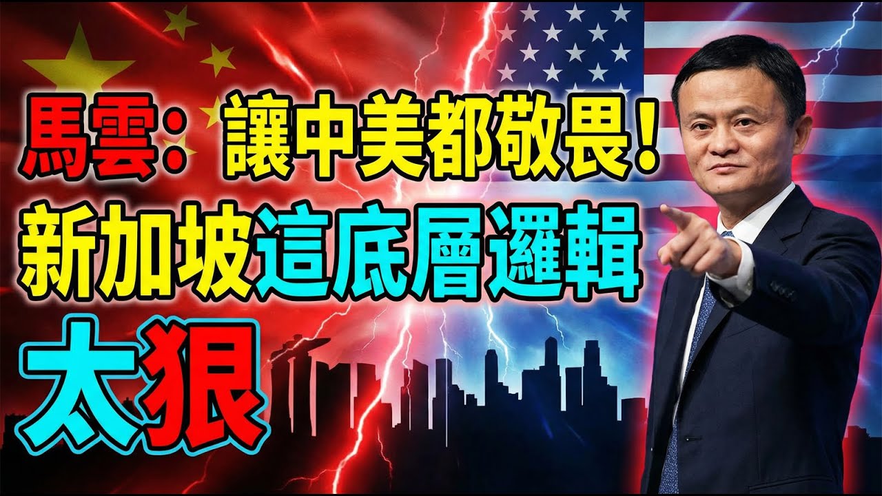 為什麼新加坡能讓中美都感到敬畏？背後的邏輯令人深思 馬雲演講 #新加坡 #中美博弈 #馬雲演講