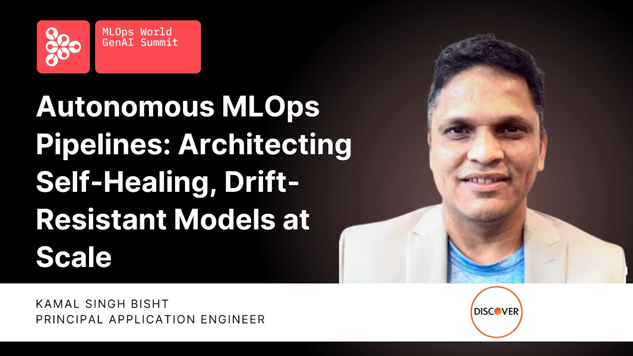 Autonomous MLOps Pipelines: Architecting Self-Healing, Drift Resistant Models
