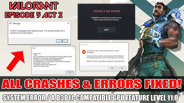 How to STOP Valorant Episode 5 Act 3 Crashing | Valorant System Error | Valorant Connection Error
