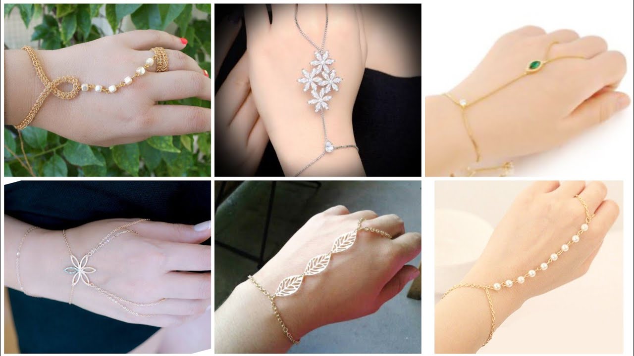 Sexy most beautiful and pretty women fashion style of bracelet with rings designs and ideas 2020