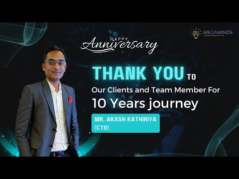 Big Thank You  🙏  To Our Clients and Team Members 💪 #anniversary #family - video from Megaminds Technologies