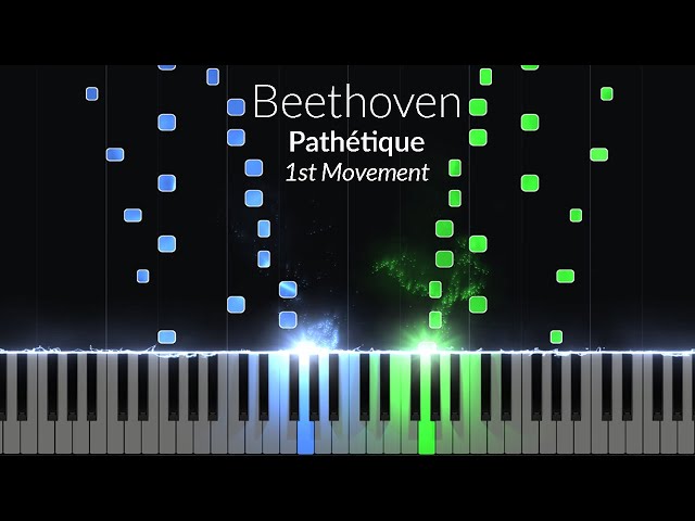 Beethoven - Pathetique 1st Movement (Opus 13 No. 8) [Piano Tutorial] class=