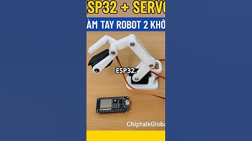 Tự làm tay robot 2 khớp với ESP32 và Servo  #chiptalkglobal  #ai  #robot  #AẢduino #robot #robotics