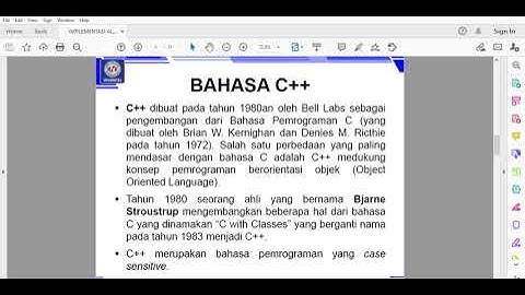 Metode Perancangan Program Pertemuan 14