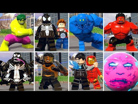 All Character Transformations in LEGO Marvel Super Heroes 2