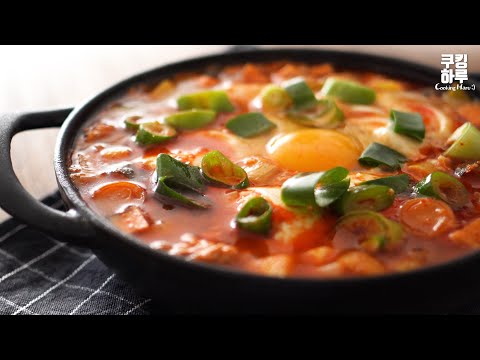 , ,  ?   ,  Soft Tofu Stew w Tuna, ASMR