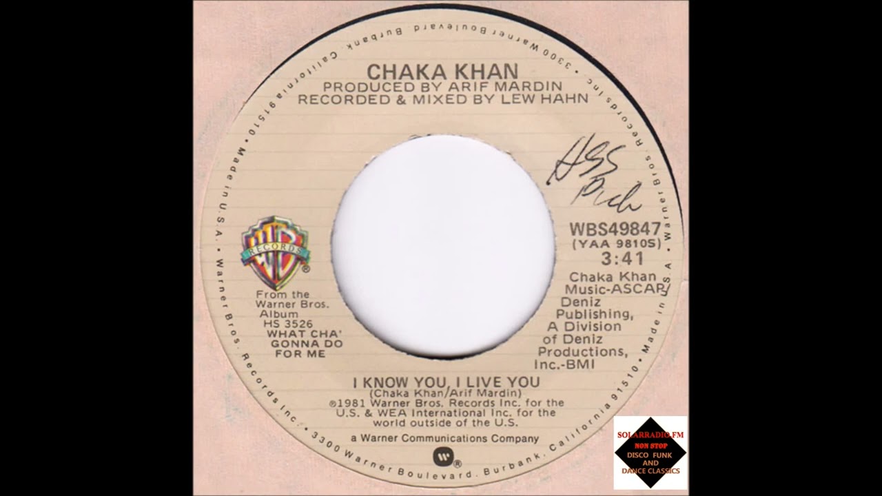 Chaka Khan - I Know You, I Live You - YouTube