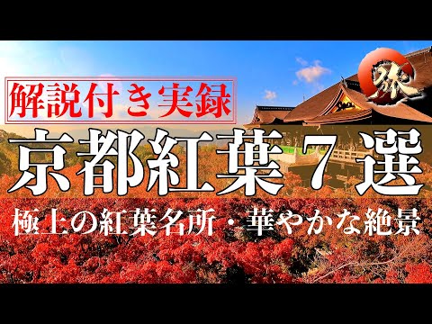 【究極の絶景】京都の紅葉　人気７選