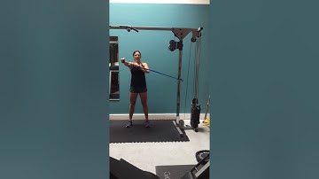 Shoulder External Rotation- Isometric from 0-90 degrees shoulder flexion
