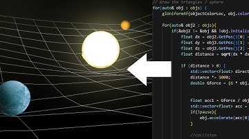 Simulating Gravity in C++