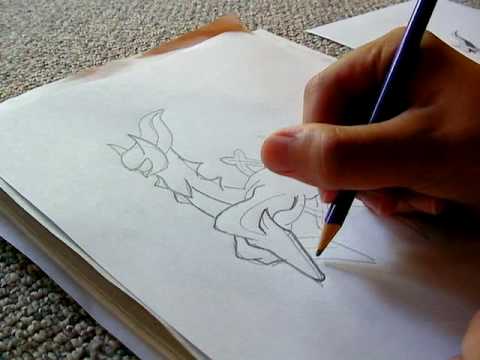 How to Draw Arceus: Part 2: Outlining