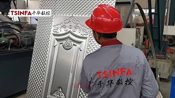 2000 Ton hydraulic press machine for  steel door embossing China Tsinfa