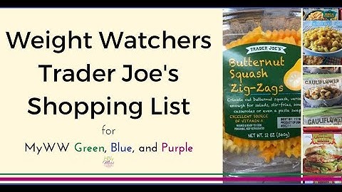Weight Watchers Trader Joe
