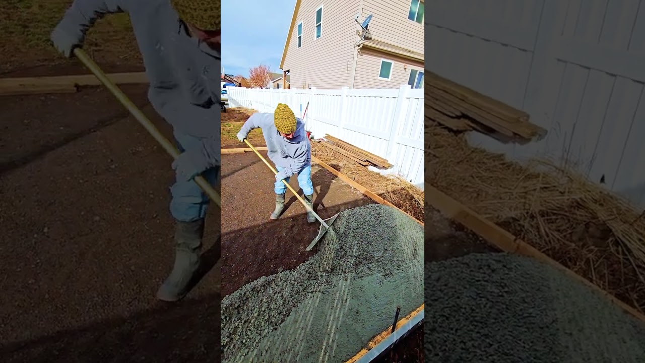 Preparing the Foundation for a Shed #homerenovation #construction