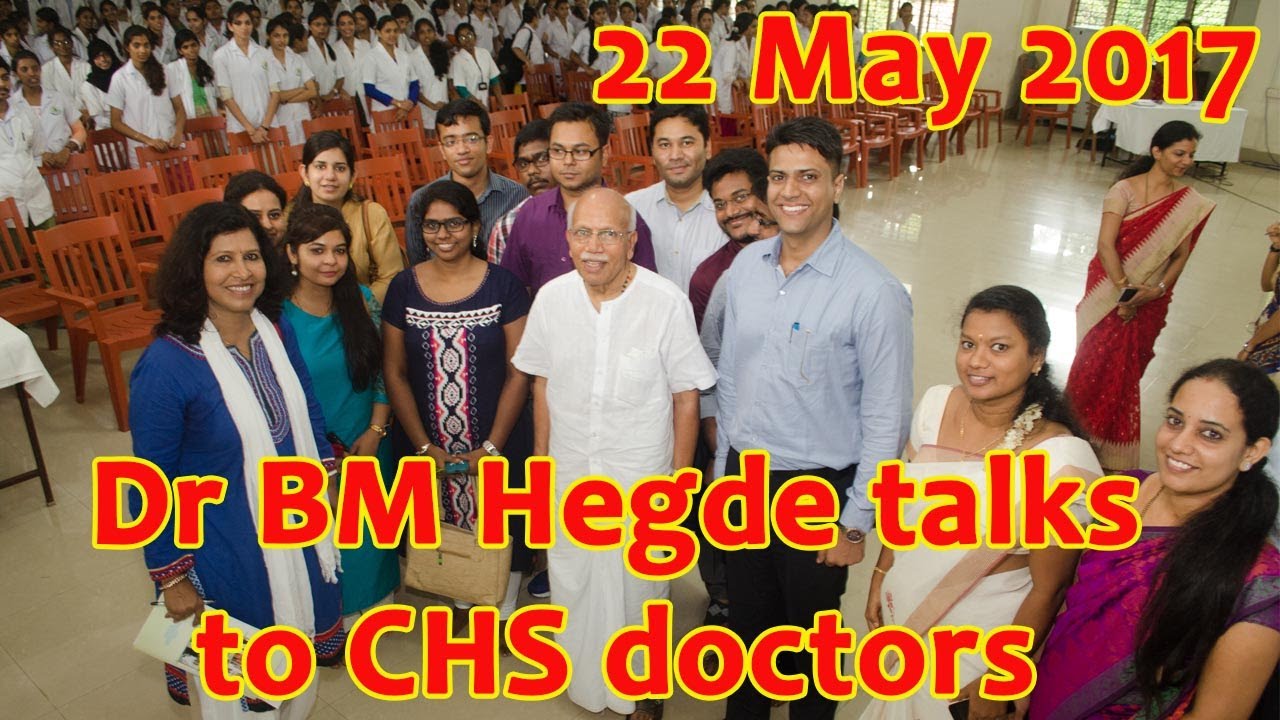 Dr Bm Hegde Contact DR B M Hegde speaks about future medicine and