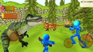Best Dino Games - Stickman Dinosaur Hunter Android Gameplay screenshot 3