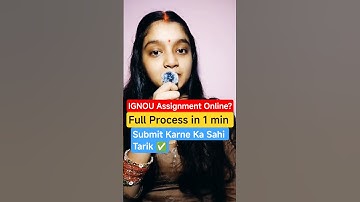 IGNOU Assignment Online Kaise Submit Kare 2025 | Full Process Step By Step