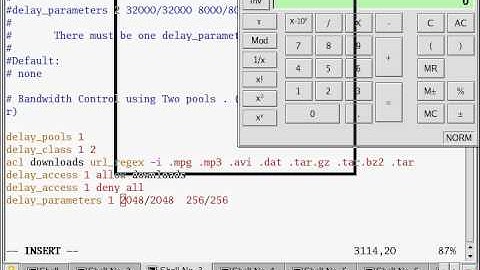 [2006] - [Urdu CBT] - Linux  System Administration - SQUID - 8/15 - Delay pools