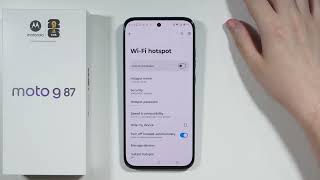 Motorola Moto G87: How to Change WiFi Hotspot Password screenshot 5