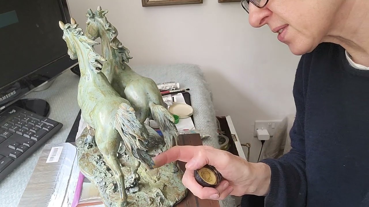 Fix Your Ceramics Final Painting Stage For Beginners/Repair And Restoration  