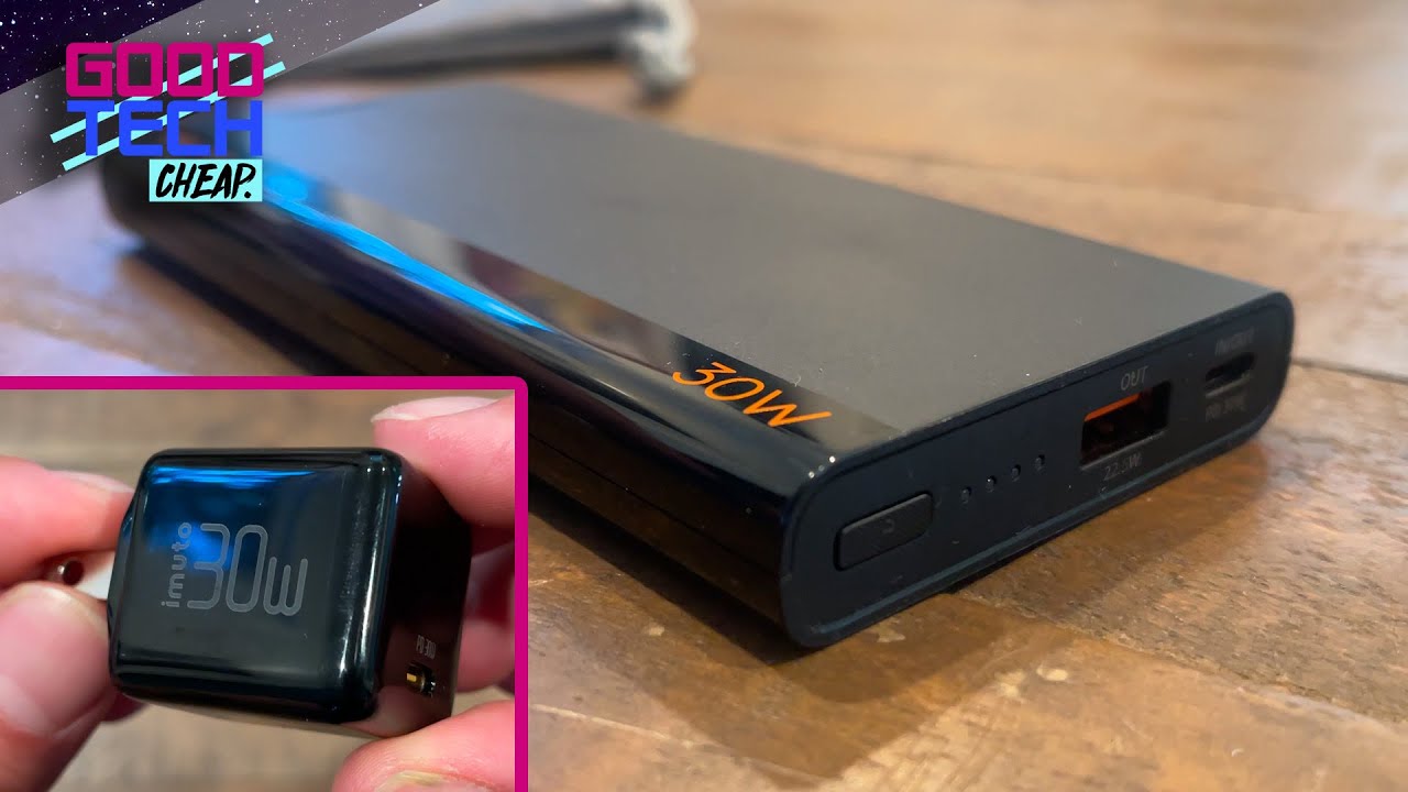 Unboxing IMUTO POWER BANK Portable Charger iPhone iPad 30W Fast Charging USBC Good Tech Cheap