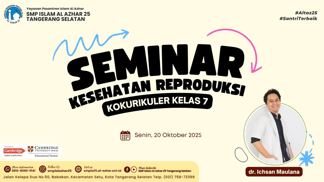 Seminar Kesehatan Reproduksi (Kokurikuler Kelas 7)