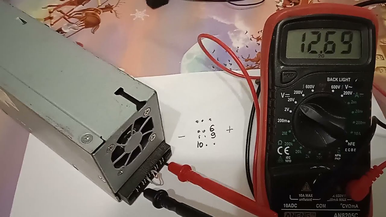 Запуск HP DPS-600PB блока питания