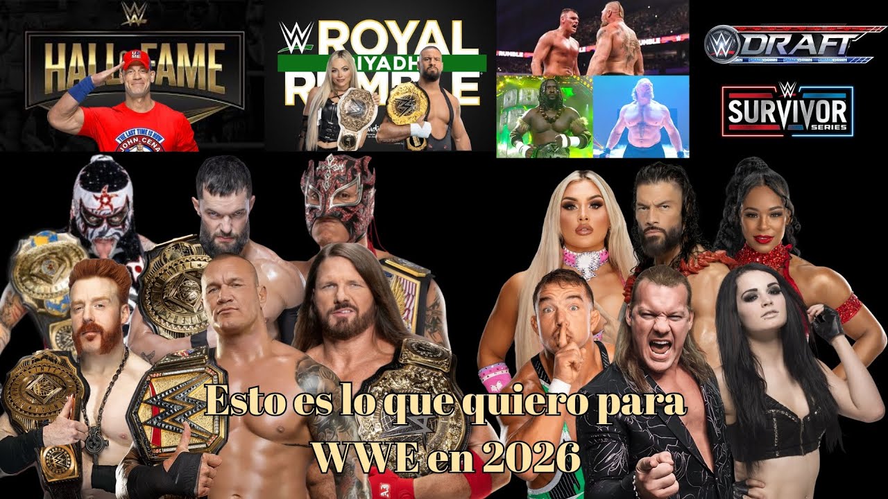MI WISHLIST DEL AÑO 2026 PARA WWE