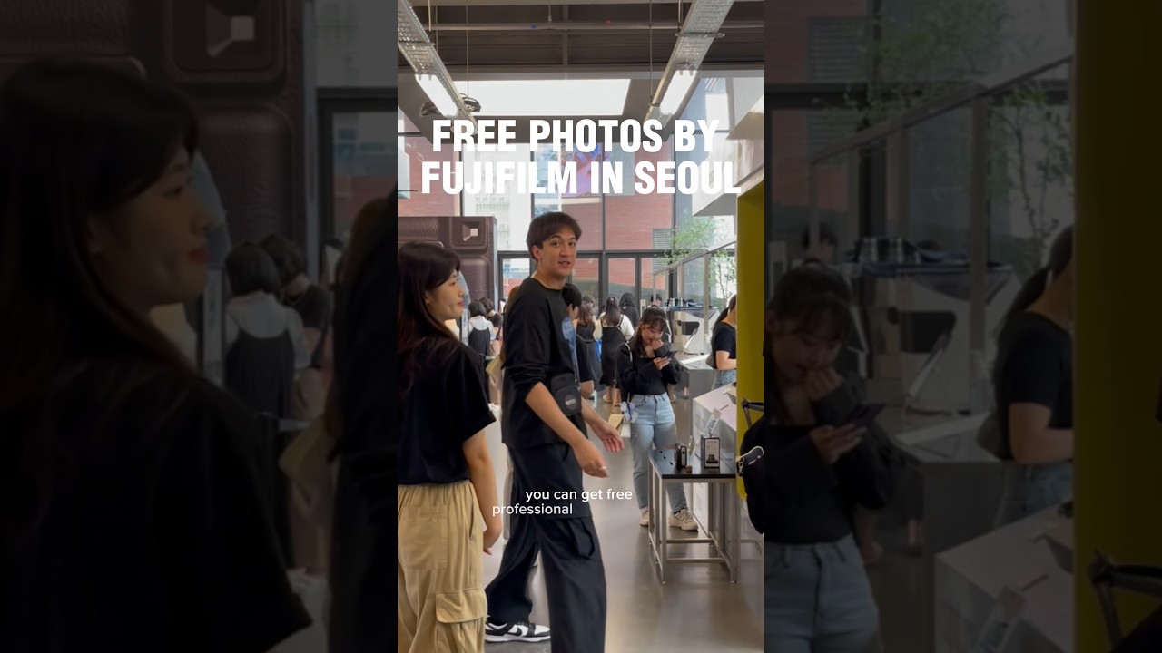 FREE photoshoot in SEOUL korea with Fujifilm