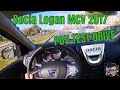 2017 Dacia Logan MCV Facelift 1.5dci 90hp | POV TEST DRIVE (60FPS)