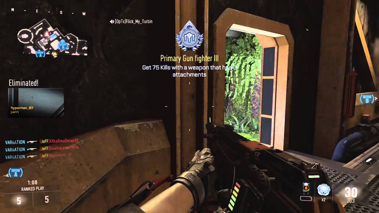 Advanced Warfare Ranked Play Round 11 Fast Ace vs. Clan (PS4 HD)