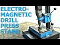 Electromagnetic drill press stand plans