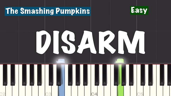 Disarm Piano version - Piano performance video thumbnail