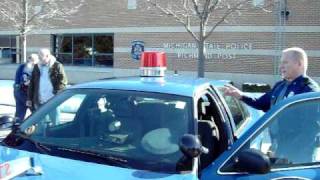 MICHIGAN STATE POLICE L.E.D. BEACON (UNITY RV26 W/WHELEN LEDS)