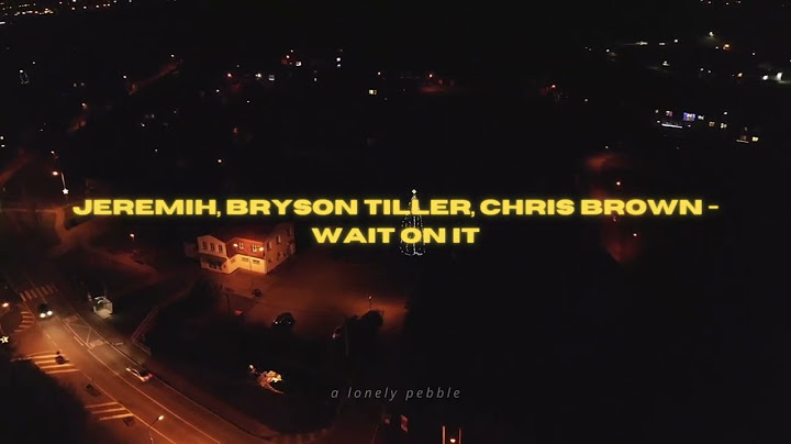 jeremih - wait on it ft. bryson tiller & chris brown (slowed + reverb)