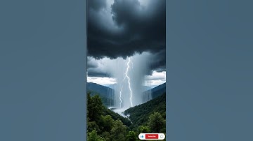 Cloud Burst Explained 🌩️ | How Sudden Rainfall Causes Floods | YouTube Shorts #viral #shortvideos