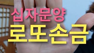 로또손금?? 십자문양 손금