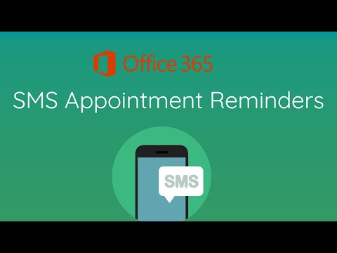 Office 365 SMS Reminders - Outlook Web Version - Appointment Reminder