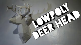 How to make a lowpoly Deer head